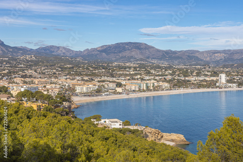 L'Albir, Spain - January 3 2024 "Beautiful coast of Spain during the winter"