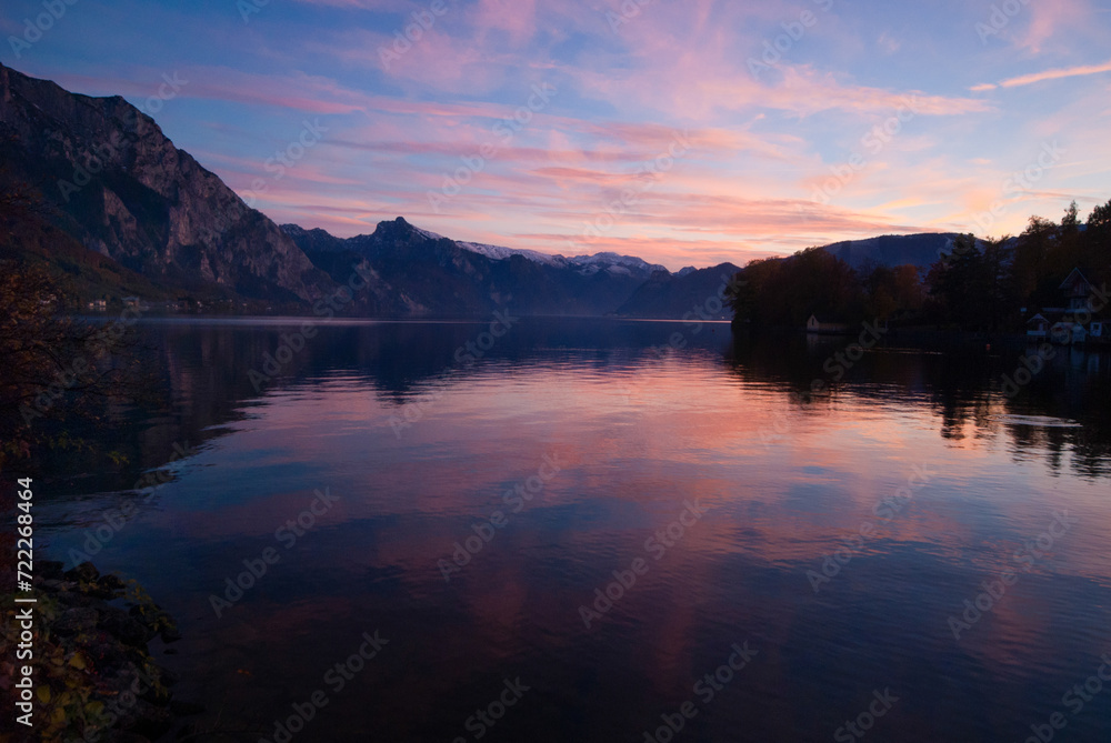 Evening at austrian Lake