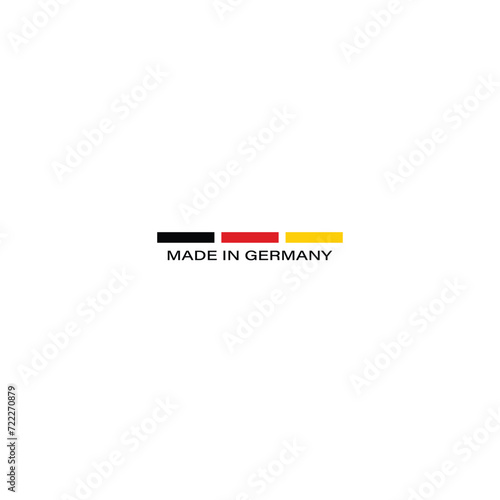 Made in Germany logo, made in Germany label vector graphics