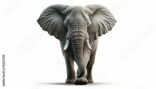 an elephant, with a white background