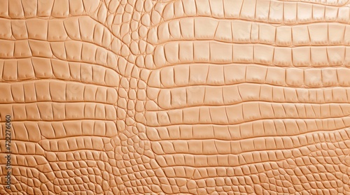 Cream crocodile leather texture. photo