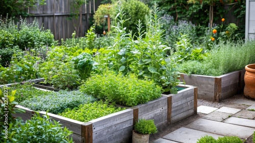 Backyard Raised Bed Vegetable Garden