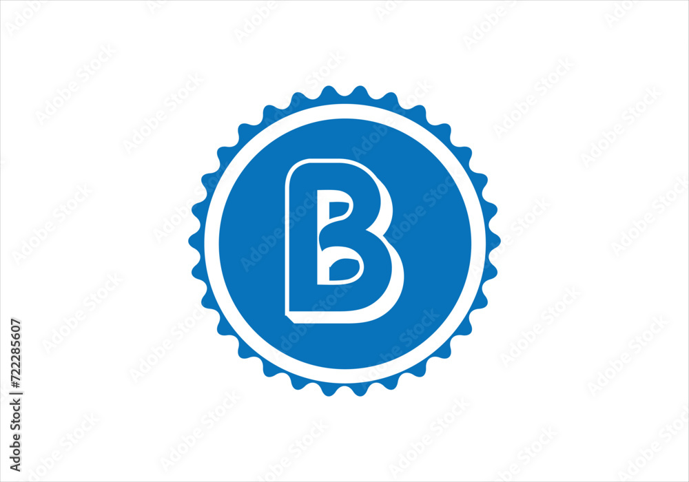 B Letter Initial Logo Design, Vector Template B Letter Initial Logo Design, Vector Template