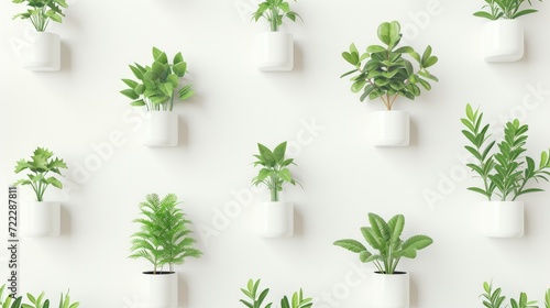 3d Pattern of Green Home