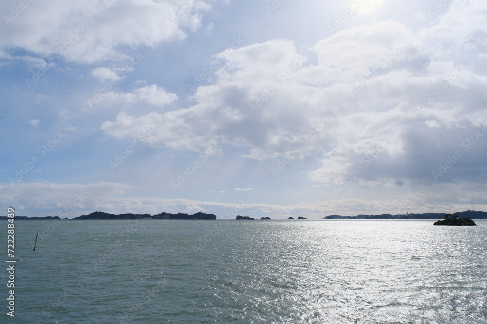 宮城県松島海岸の風景　Scenery of Matsushima Coast, Miyagi Prefecture