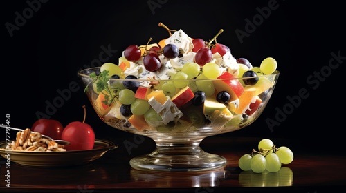 Crisp and Colorful: A Perfect Combination of Fresh Fruits and Nutritious Nuts