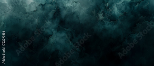 Distressed dark watercolor textures with green, black, blue. Water marks and grunge aesthetic. Graphic resource background and wallpaper photo