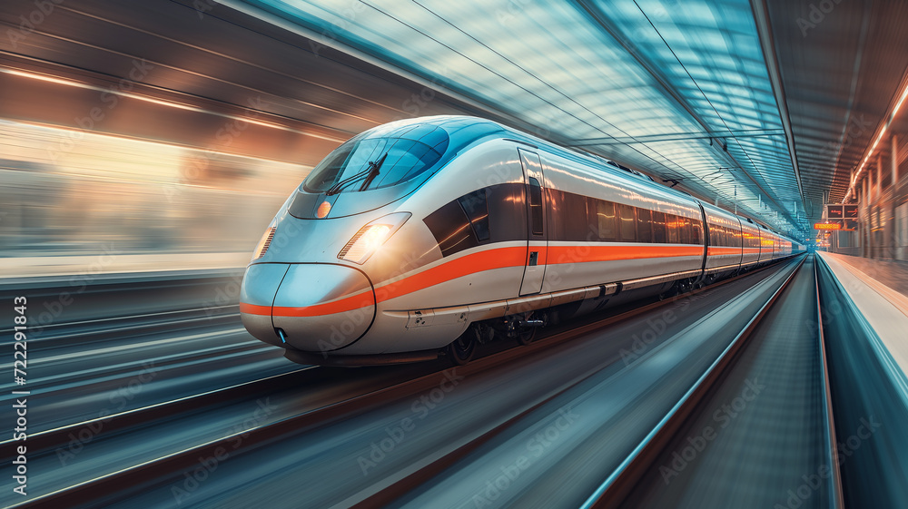 Transportation by high-speed train, metro and surface speed vehicles... Trains and train stations... Transportation by high-speed train, metro and surface speed vehicles... Trains and train stations...