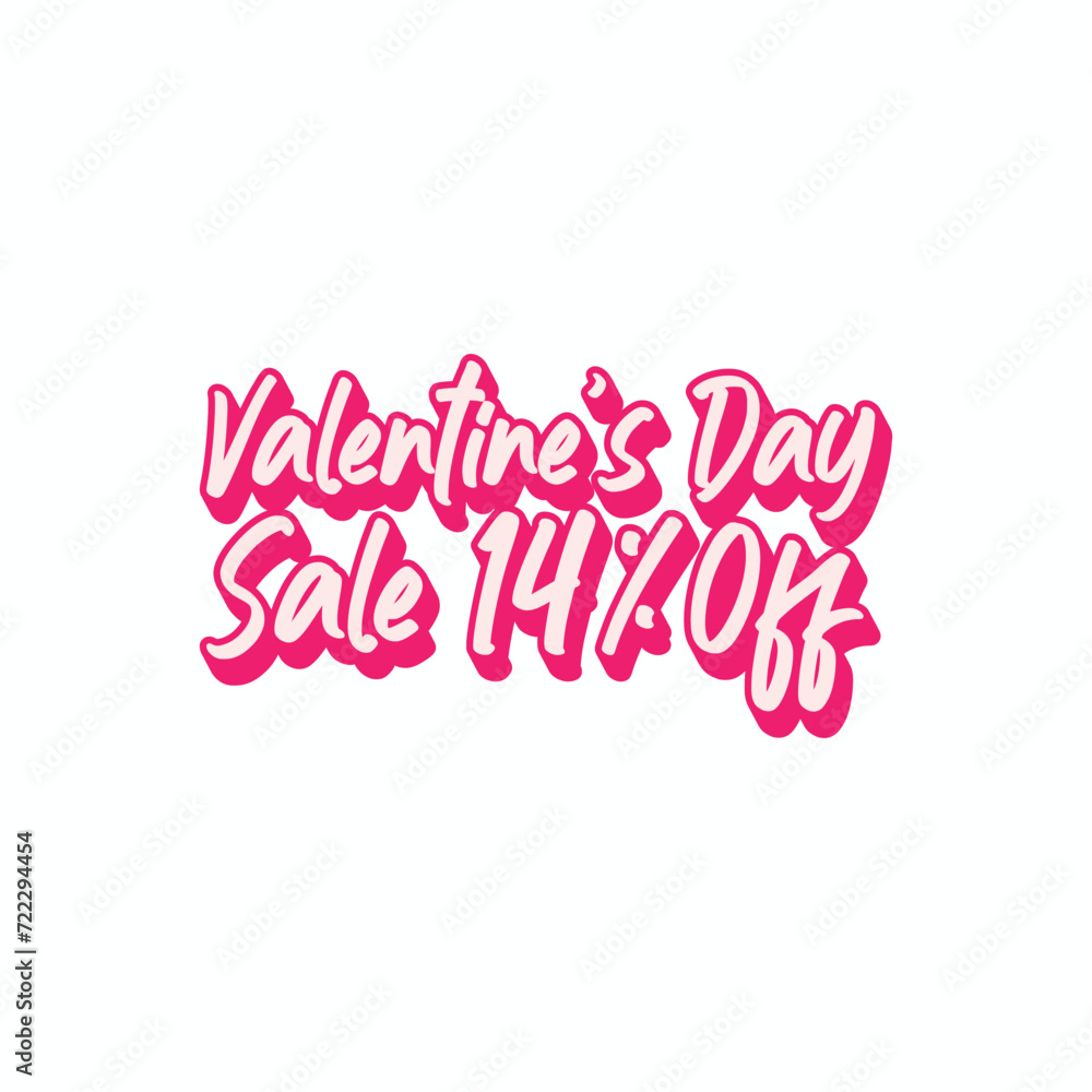 Valentine's Day Sale Banner Sign