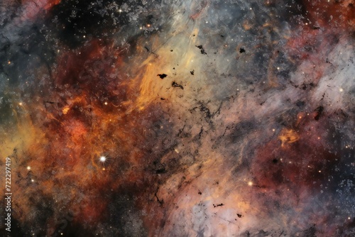 Star field in space a nebulae and a gas congestion