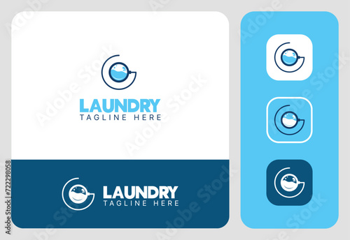 vector laundry logo