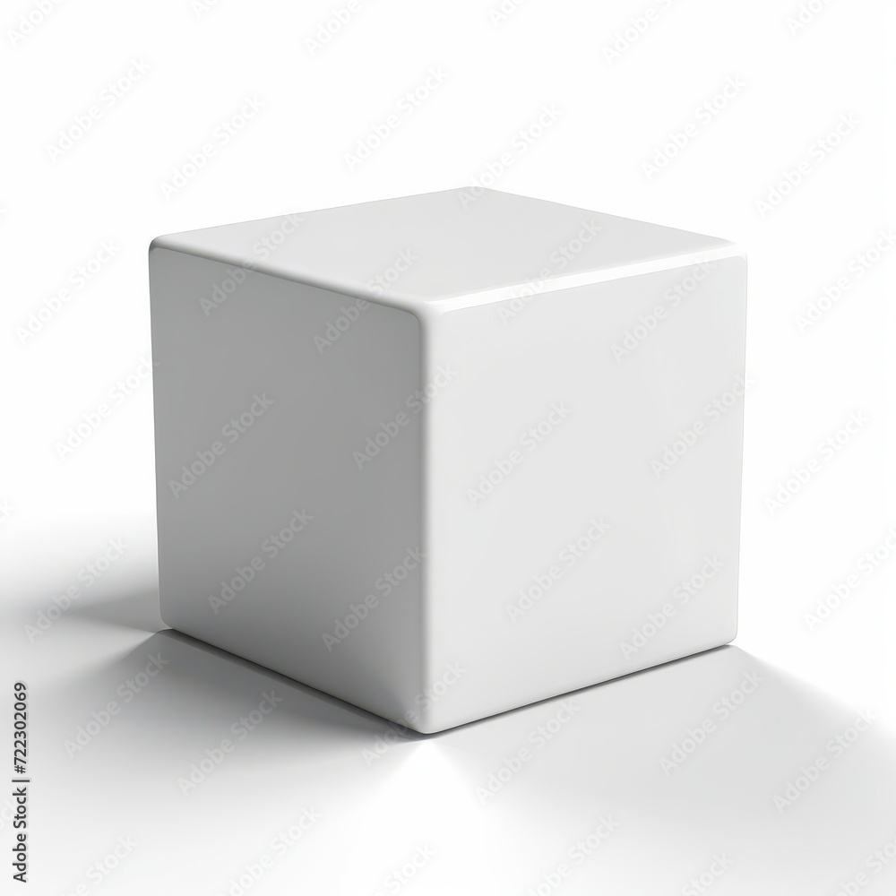 cube isolated on white background cube isolated on white background