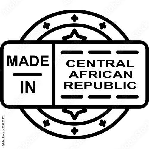 Made In Central African Republic Icon