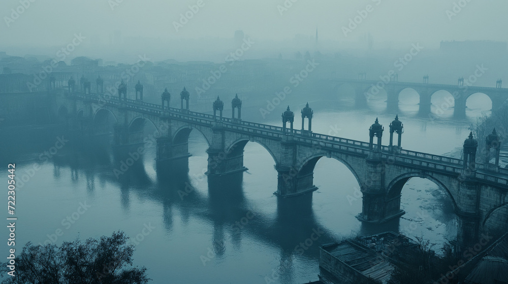 Fototapeta premium bridge over the river