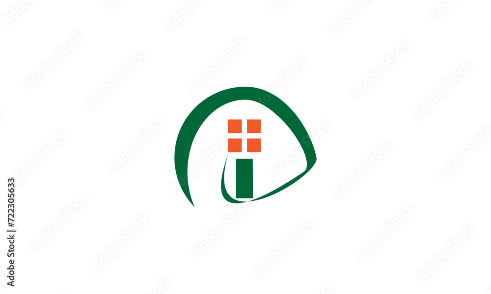 I Home Logo Vector element. Initial logo template design. I Home Logo Vector element. Initial logo template design.