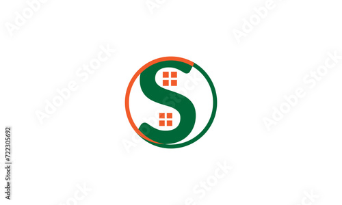 Free Download S Home Logo Vector element. Initial logo template design. - GFXLoad