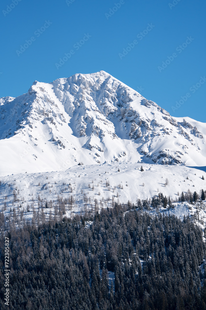 Mountains during winter