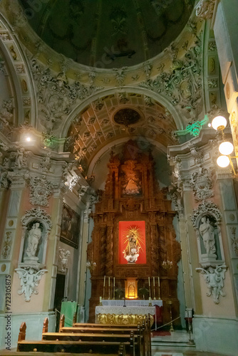 Our Lady of the Assumption Parish Church, Biar, Alicante, Valencia, Spain, Europe.