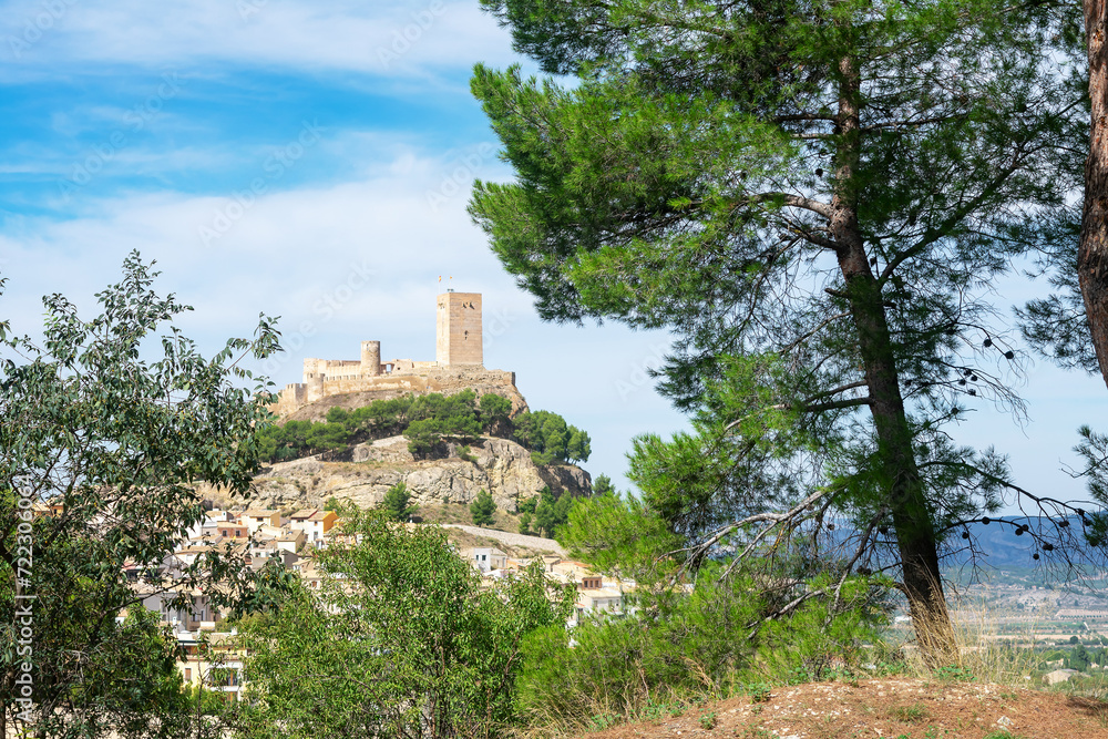 Biar Castle, Alicante, Valencia, Spain, Europe. Biar Castle, Alicante, Valencia, Spain, Europe.