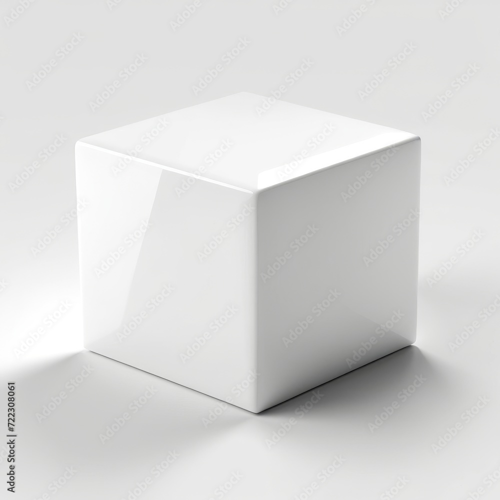 cube isolated on white background cube isolated on white background