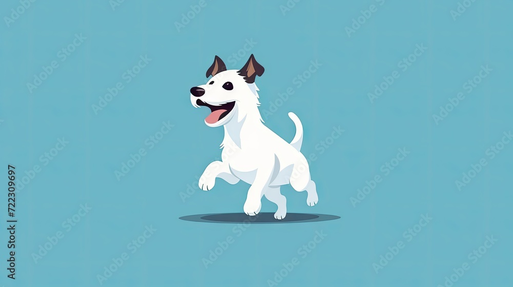 playful charm of a Jack Russell terrier playful charm of a Jack Russell terrier