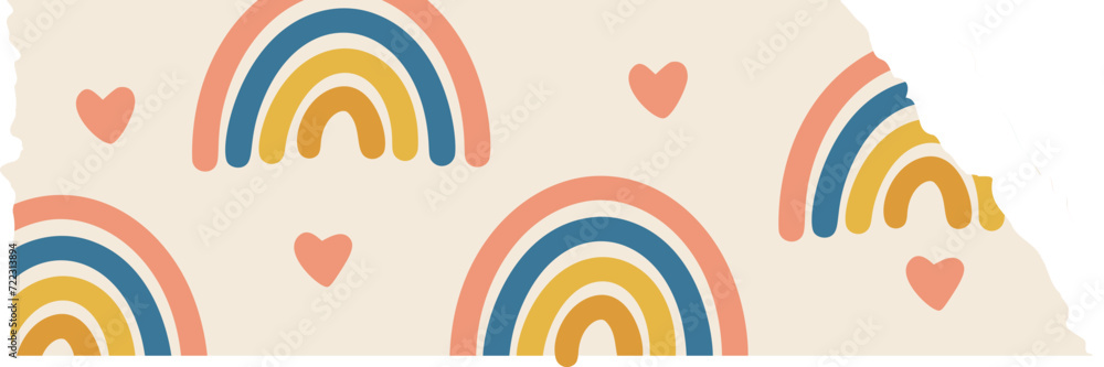 Rainbow Tape Strip Rainbow Tape Strip