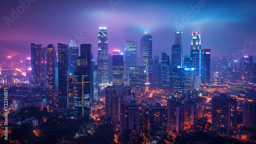city skyline at night © Creative-Touch