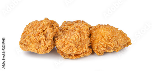 Fried chicken isolated on transparent background. PNG