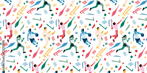 Compétitions sportives / Jeux Olympiques - Pattern
