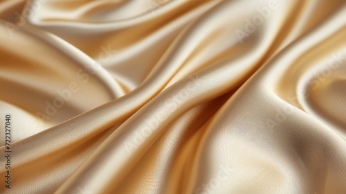 A stunning display of luxury and elegance captured in the intricate weave of silk and satin fabric, evoking feelings of sophistication and refinement in the realm of fashion and clothing