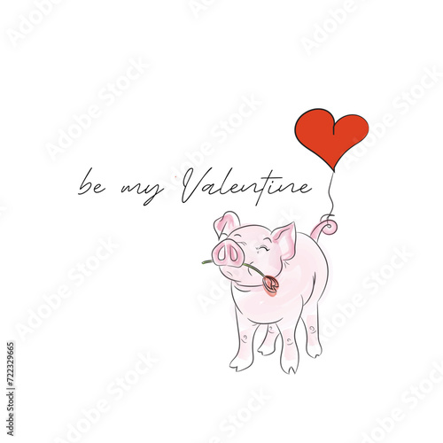 Piglet's Valentine Charm