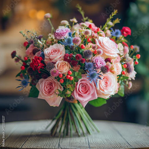 A Beautiful Bouquet Of Flowers for Valentine s Day