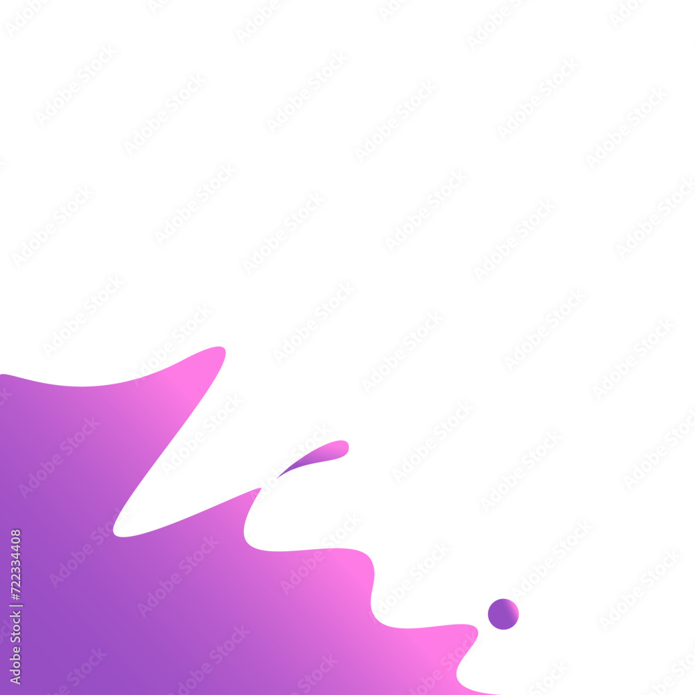 Obraz premium Corner Wave Gradient