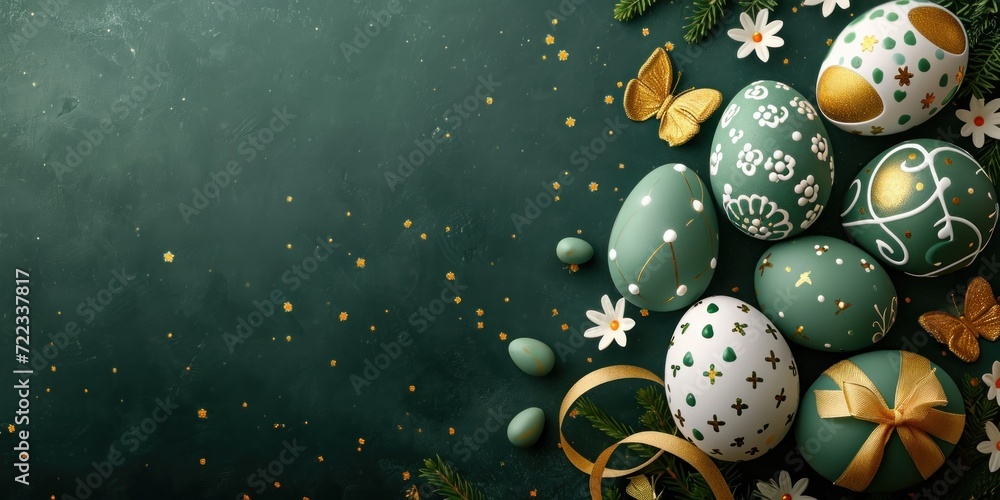 easter bunny with easter eggs wallpaper