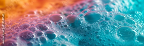 colorful foam for background photo