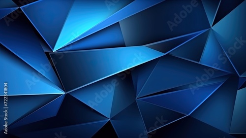 background blue geometrical shapes