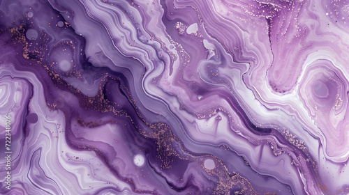 Abstract purple liquid marble or watercolor background