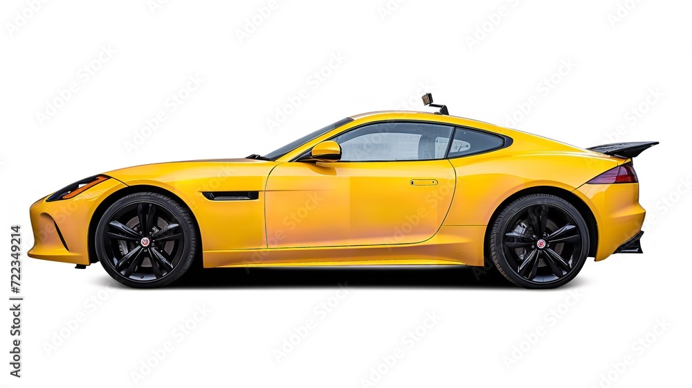 Sleek Sports Car Racing on Urban Streets - AI Generated Sleek Sports Car Racing on Urban Streets - AI Generated