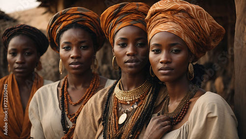 face  golden  peace  culture  Africa  black woman  jewelry  cultural  customs  traditions  women  outfit  become  nationality