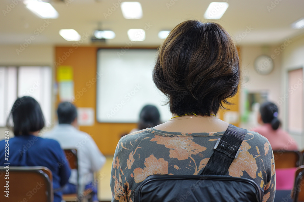 An adult student focused on a presentation in a classroom setting, highlighting lifelong learning and development.
An adult student focused on a presentation in a classroom setting, highlighting lifelong learning and development.
