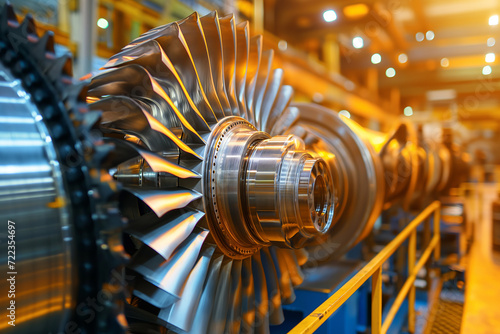 Precision engineering showcased in a steam turbine, a cornerstone in modern energy generation and industrial efficiency.