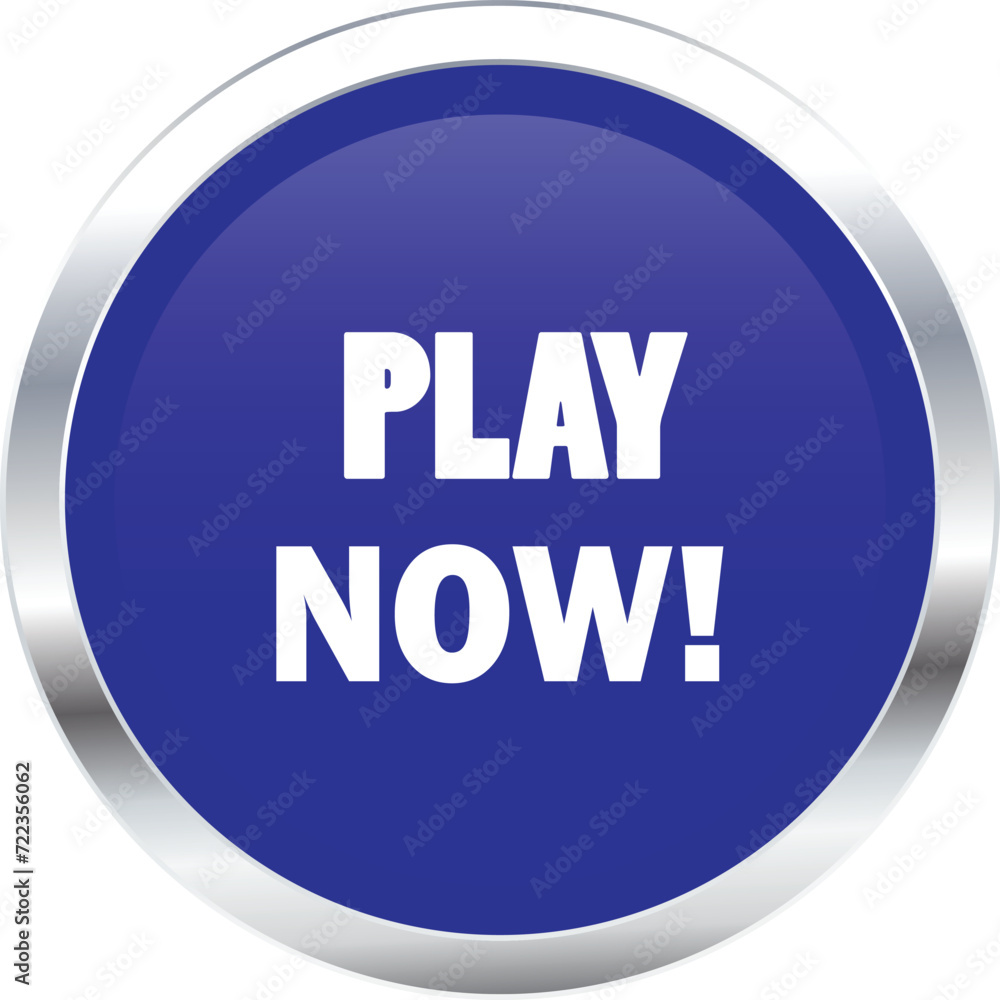 Play now Button, Play now sign vector, Play now Blue icon Play now Button, Play now sign vector, Play now Blue icon