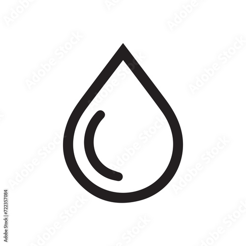 water drops logo template, water drops logo elements, water drops logo vector illustration