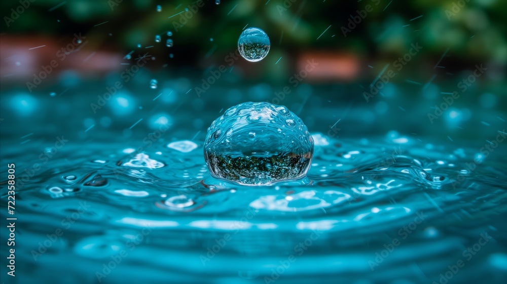 Pristine Water Droplet Impact on a Tranquil Surface Pristine Water Droplet Impact on a Tranquil Surface