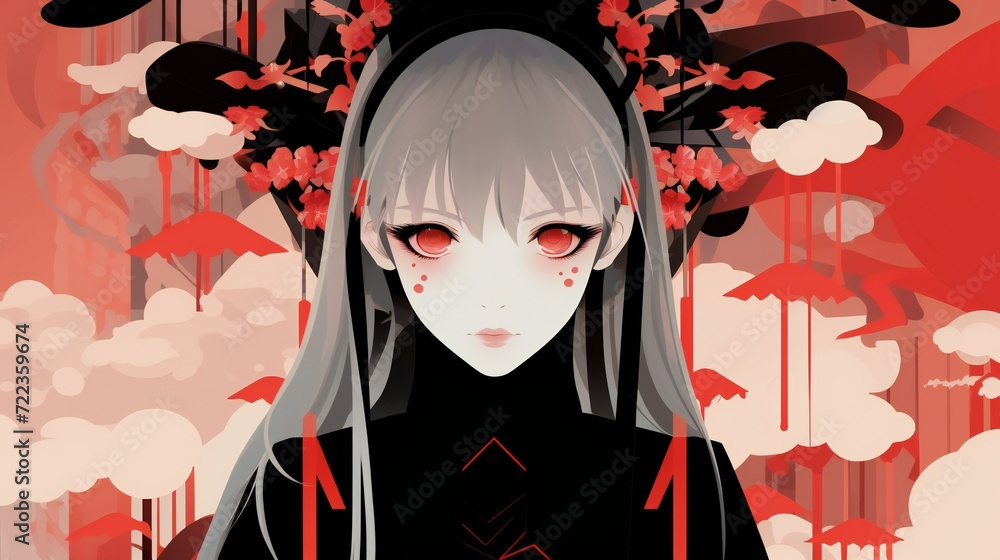 An anime girl with a special connection to a mythical creature An anime girl with a special connection to a mythical creature