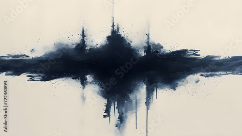 Mystical Expressions: Revealing the Magic of Black Inkblot Art Created by AI