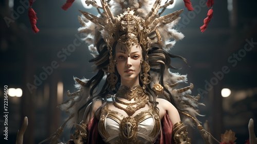 princess queen venetian carnival mask female deity often associated with fertility wallpaper
