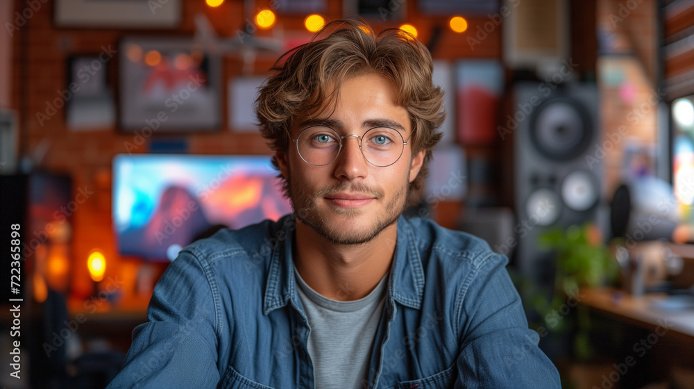 Fototapeta premium content creator, influencer