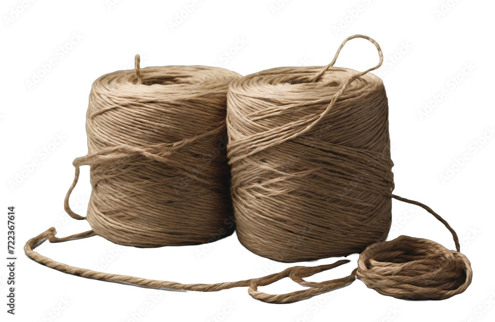 Ball of string, A ball of scourge rope on a white background. PNG Stock ...
