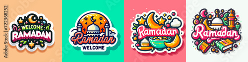 ramadan vector template thumnail video photo